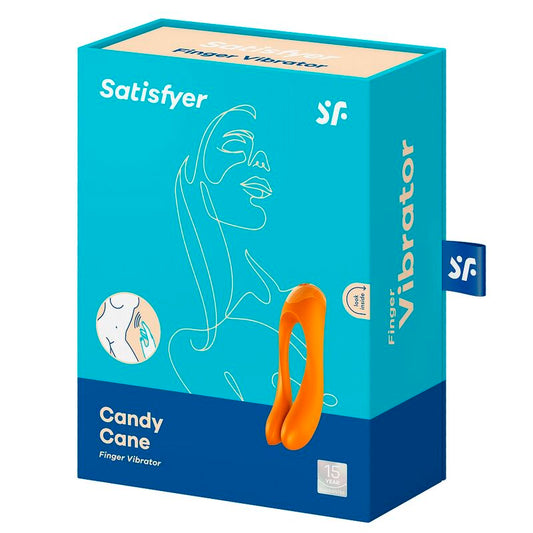 SATISFYER - CANDY CANE -SORMIVIRBATTORI, ORANSSIN MUKAAN