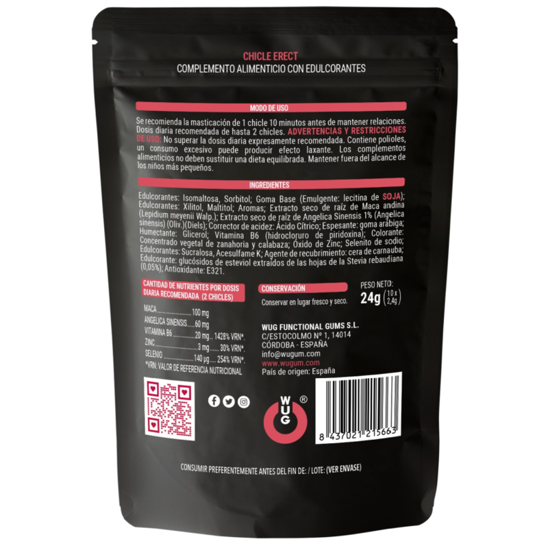 WUG SEX SENSE - EREKTIONSFÖRSTÄRKARE 10 ENHETER