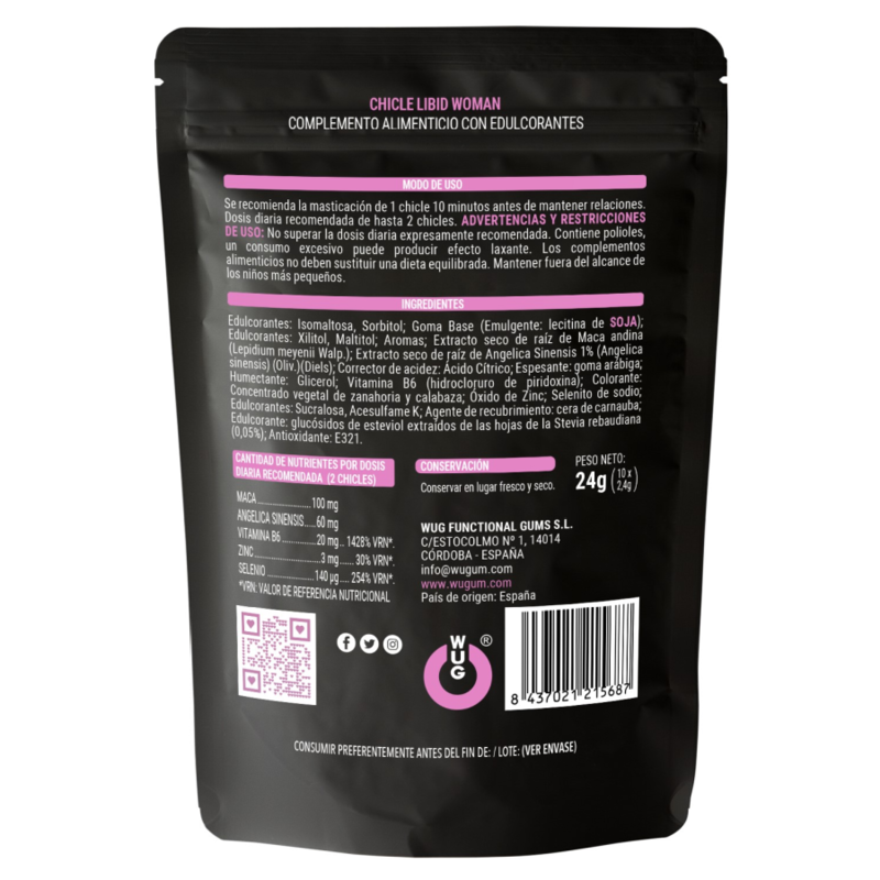 WUG SEX SENSE - NAISTEN LIBIDIN LISÄÄJÄ 10 YKSIKKÖÄ