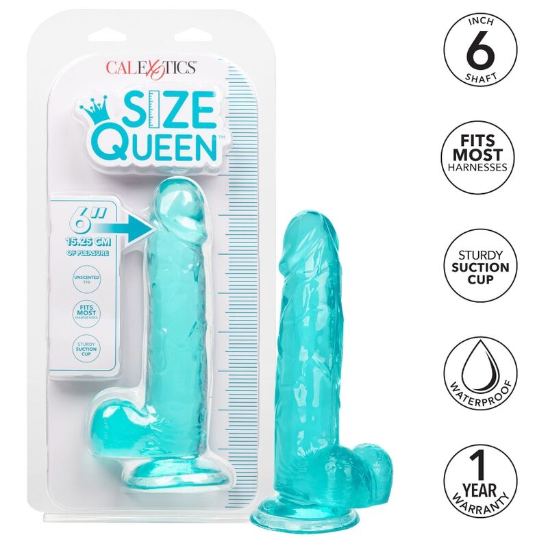 CALEXOTICS - KUNINGATAR-KOON SININEN DILDO 15,3 CM