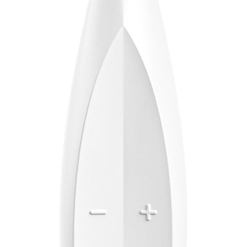 SATISFYER - PYÖRIVÄ HAUSKA KÄRKIVIBRAATORI VALKOINEN