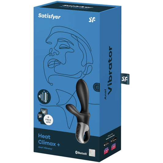 SATISFYER - HEAT CLIMAX+ ANAALIVIBRAATORISOVELLUS MUSTA