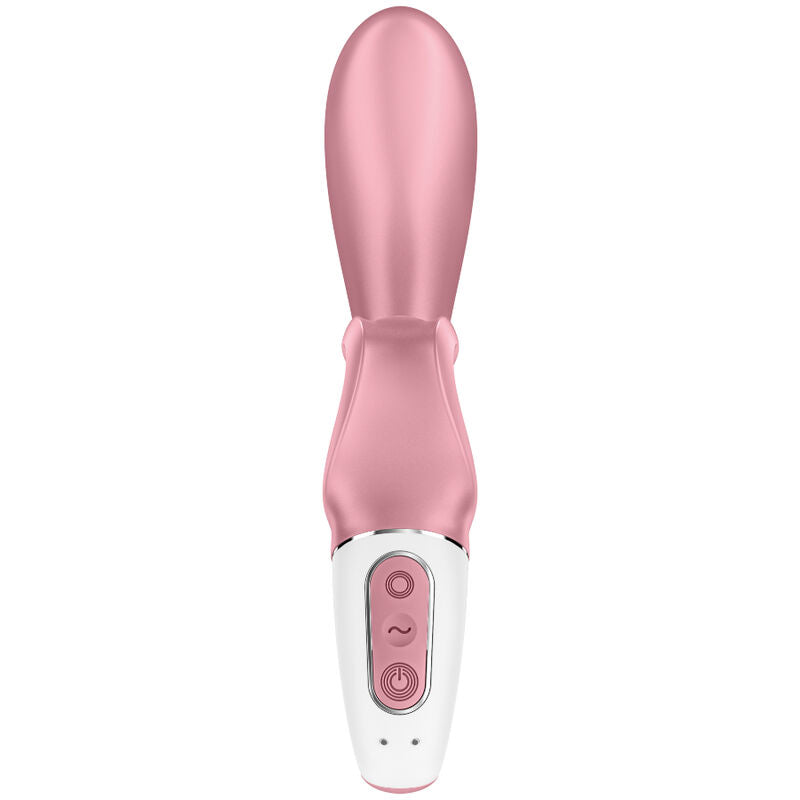 SATISFYER - HUG ME RABBIT -VIBRAATTORISOVELLUS VAALEANPUNAINEN