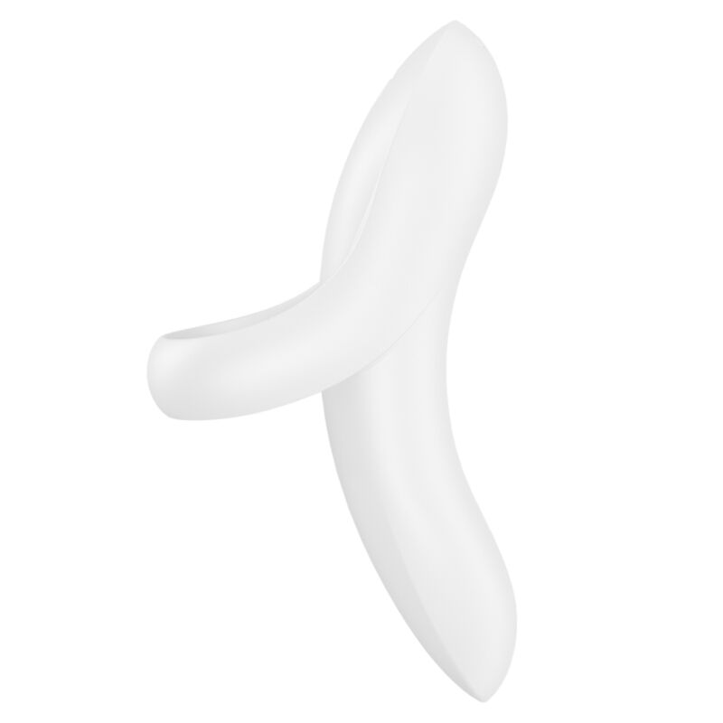 SATISFYER - BOLD LOVER -sormivibraattori, valkoinen