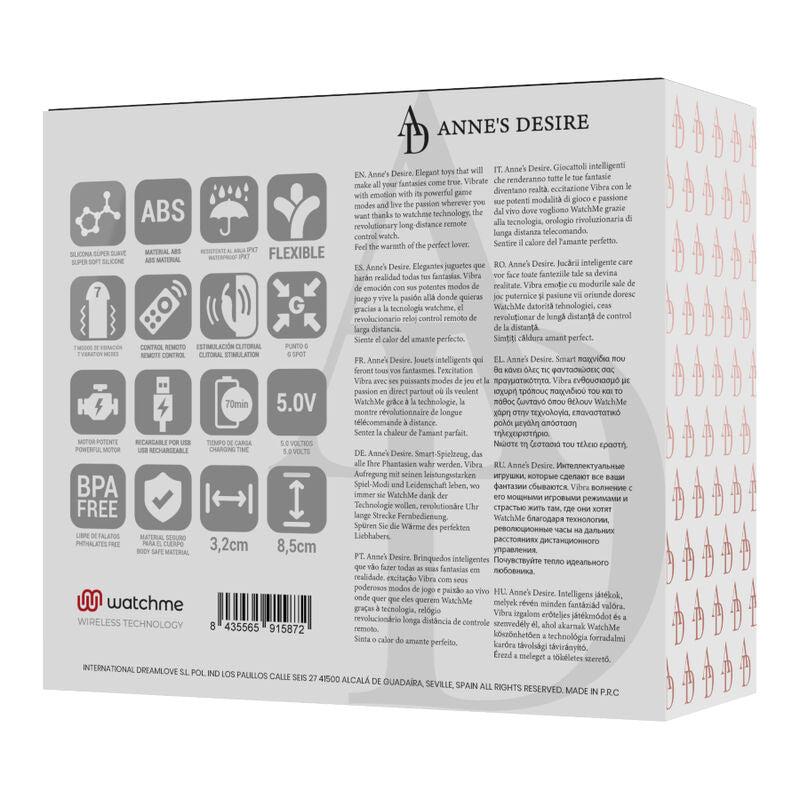 ANNE'S DESIRE - KAKSOISNAUTINTOTEKNOLOGIA WATCHME BLACK