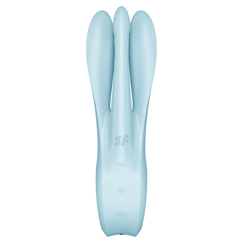SATISFYER - KOLMEN KIMPUN 1 VIBRAATORI SININEN