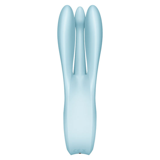 SATISFYER - KOLMEN KIMPUN 1 VIBRAATORI SININEN