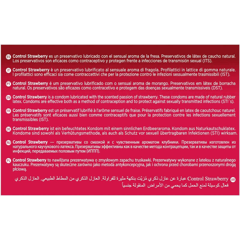 CONTROL - ADAPTA MANSIKKA KONDOMI 144 KPL