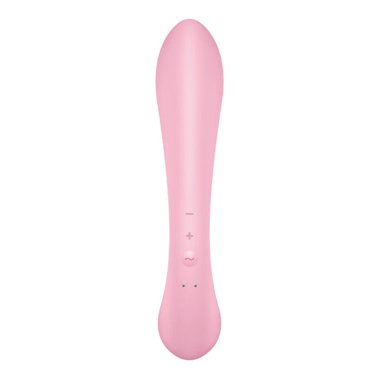 SATISFYER - TRIPLE OH HYBRIDI VIBRATION, PINKKI