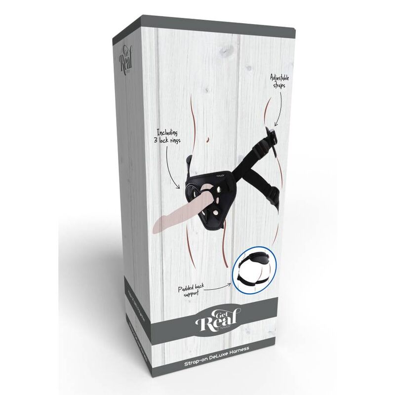 GET REAL - STRAP-ON DELUXE -VALJAAT MUSTA
