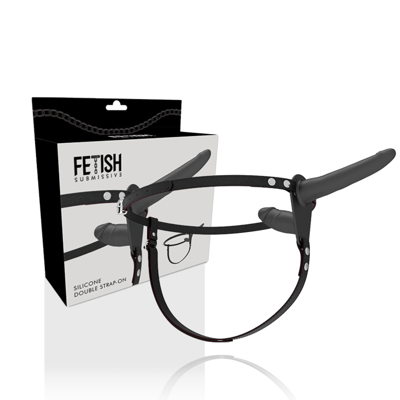 FETISSINEN ALISTUVAT VALJAAT - MUSTA KAKSOISLÄPÄIN TUKI