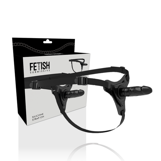 FETISSINEN ALISTUVAT VALJAAT - REALISTINEN MUSTA SILIKONI 15 CM