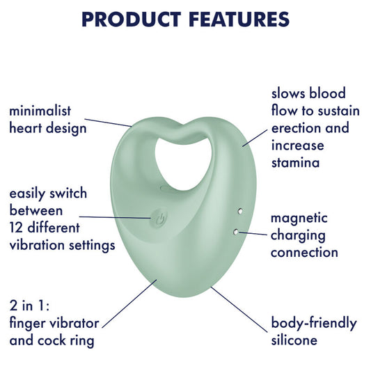 SATISFYER - TÄYDELLINEN PARI 3 VIHREÄÄ