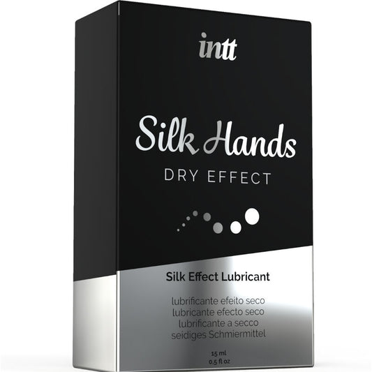 INTT LUBRICANTS - SILK HANDS LIUKAUTUSAINE, TIIVISTETTY SILIKONIKAAVA 15 ML
