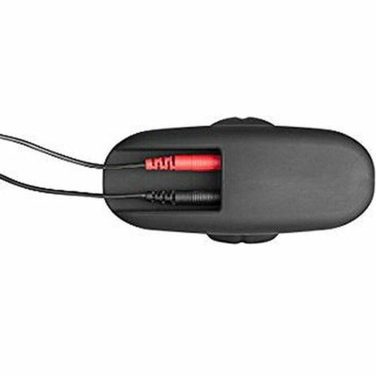 ELECTRASTIM - SUURI MUSTA SILIKONIPISTOINEN ANUSTAPPI, MUSTA