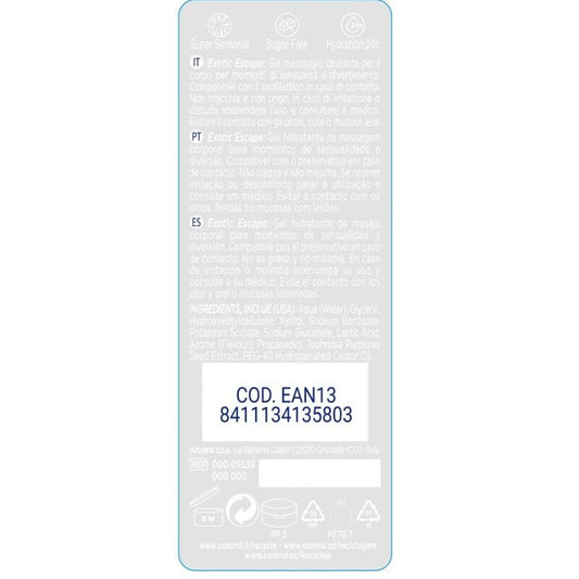 CONTROL - 2 EN 1 HIERONTA JA NAUTI EKSOOTTINEN 200 ML