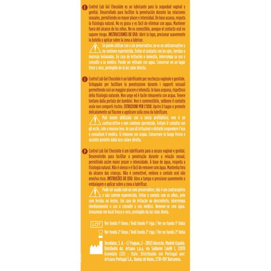 CONTROL - SUKLAA-LIUKASTAGEELI 75 ML