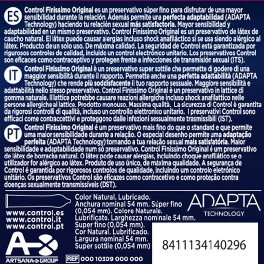 CONTROL - FINISSIMO CONDOMS 3 YKSIKKÖÄ