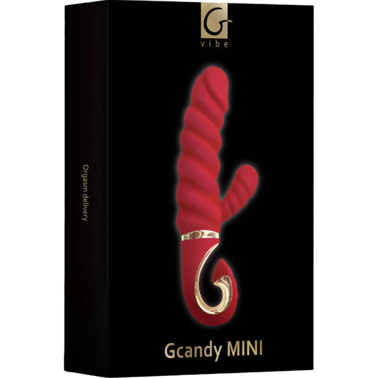G-VIBE - GCANDY MINI PUNAINEN SILIKONIVIBRAATORI