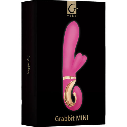 G-VIBE - GRABBIT MINI VAALEANPUNAINEN SILIKONIVIBRAATORI