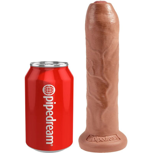KING COCK - LEIKKAAMATON REALISTINEN PENIS 17,8 CM KARAMELLI