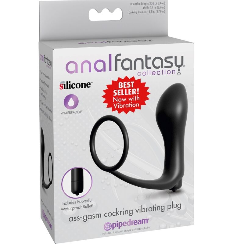 ANAL FANTASY ELITE COLLECTION - ASS-GASM KUKRINGVIBRATORPLUGG