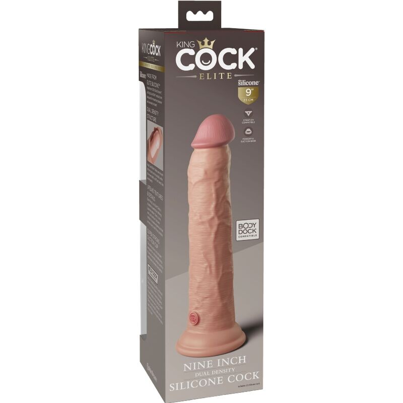 KING COCK - ELITE REALISTINEN SILIKONIDILDO 23 CM