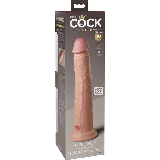 KING COCK - ELITE REALISTINEN SILIKONIDILDO 25,4 CM