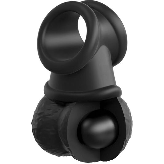 KING COCK - ELITE DELUXE SÄÄDETTÄVÄ VALJASPAKKAUS, RENKAAT KIVEKSISSÄ JA DILDOISSA 20,3 CM