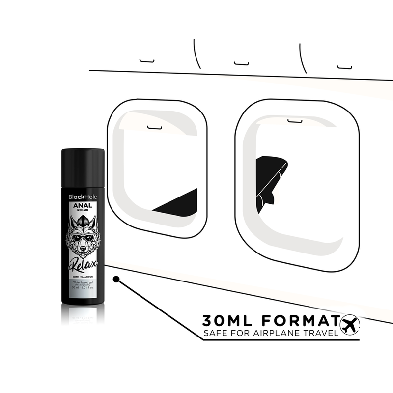 BLACK HOLE - ANAL REPAIR VESIPOHJAISET RENTOUTUVA HYALURONILLA 30 ML