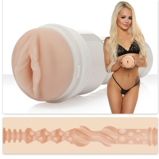 FLESHLIGHT - ELSA JEAN VAGINA TASTY + UNIVERSAL LAUNCH + AQUA QUALITY -LIUKAUSAINE 50 ML
