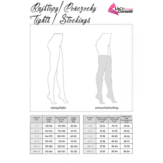 LIVCO CORSETTI FASHION - MONIKONI XG054 SUKKAHOUSUT MUSTA, YKSI KOKO