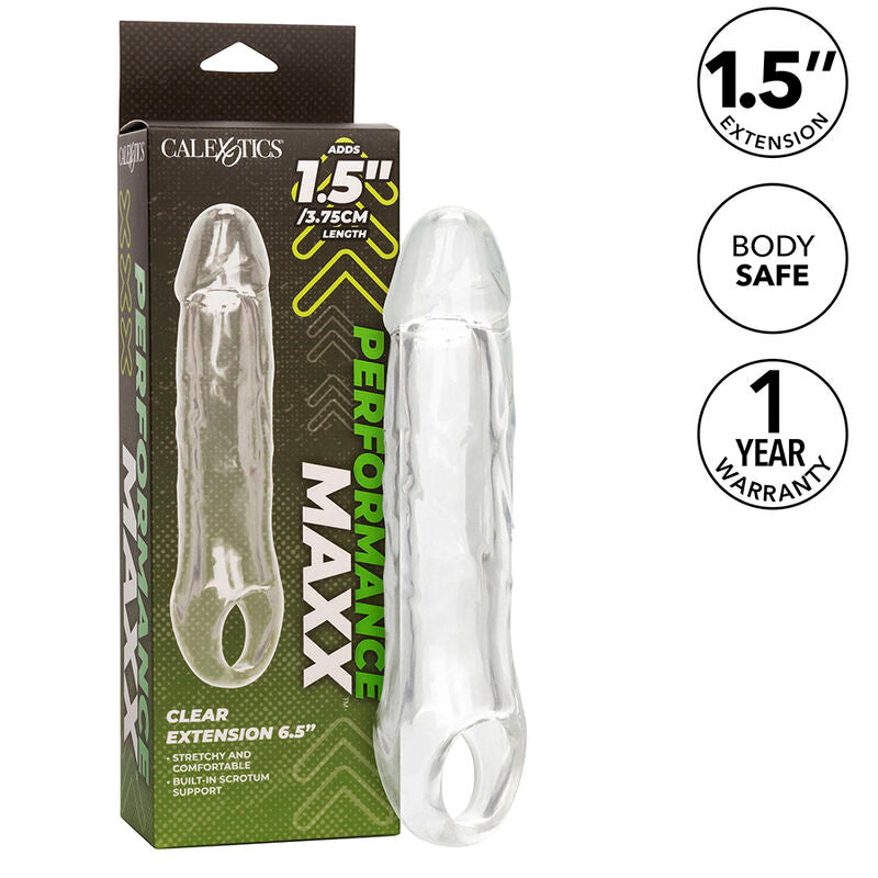 CALEXOTICS - PERFORMANCE MAXX CLEAR HIUSTENPIDENNYS 6,5 LÄPINÄKYVÄ