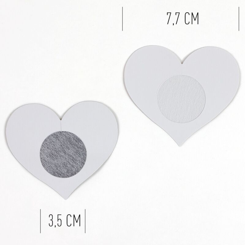 SALAINEN LEIKKI - VAU RINNAT! SYDÄMENMUOTOISET NÄNNINSUOJAT