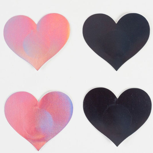 SALAINEN LEIKKI - VAU RINNAT! SYDÄMENMUOTOISET NÄNNINSUOJAT