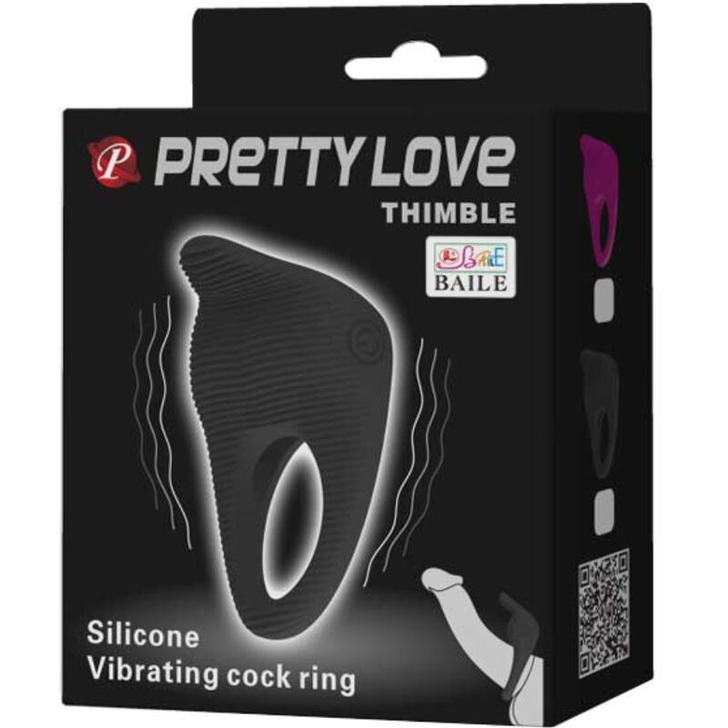 PRETTY LOVE - THIMBLE-VIBRAATTORENGAS MUSTA