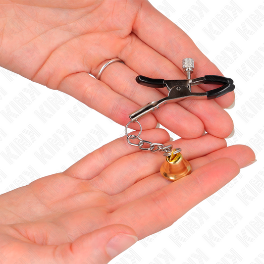 KINK - KULTAINEN KELLORIIPUKSEN NÄNNIPIDIKKEET 6 CM