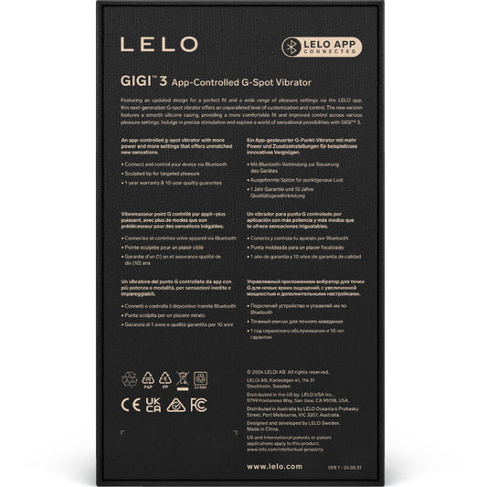 LELO - GIGI™ 3 G-PISTEVIBRAATTORI SININEN