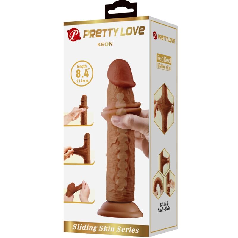 PRETTY LOVE - KEON REALISTINEN DILDO 21 CM RUSKEA