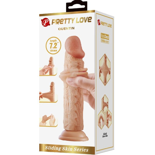 PRETTY LOVE - QUENTIN REALISTINEN DILDO 18 CM LIHASTA