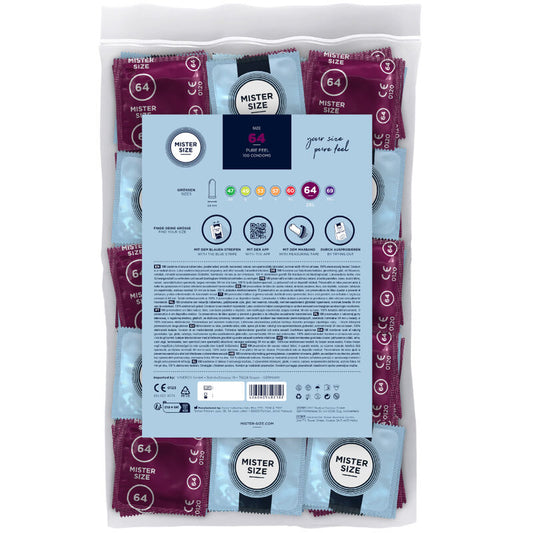 MISTER SIZE - KONDOMIKOKO XXL 64 MM (100 KPL)