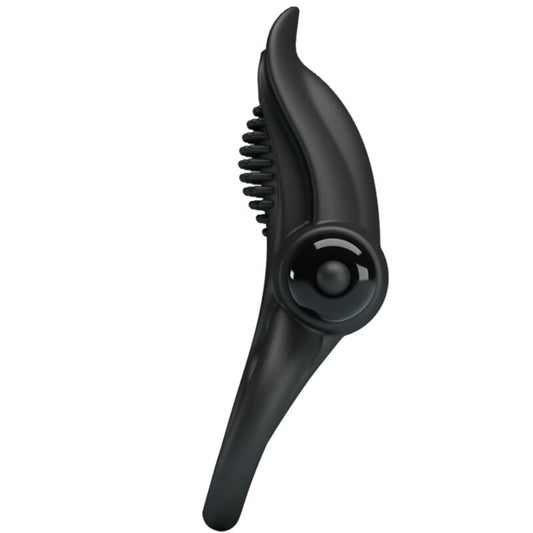 PRETTY LOVE - KAKSOISVÄRÄISYRENGAS + KLITORISSTIMULAATTORI 10 VÄRINÄÄ MUSTA