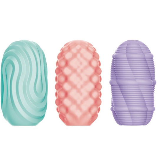 PRETTY LOVE - CUPID X 18 MIESMASTURBAATORIT ERILAISILLA TEKSTUUREILLA