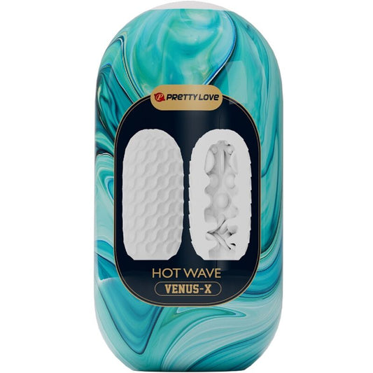 PRETTY LOVE - HOT WAVE SILIKONINEN MIEHILLE VALKOINEN MASTURBAATORI