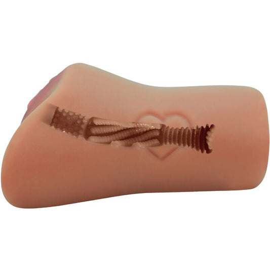 HULLU HÄRKÄ - TULIPUNAINEN VAGINA JA PERÄAUKKO SYDÄMENMUOTOISELLA LIHALLA