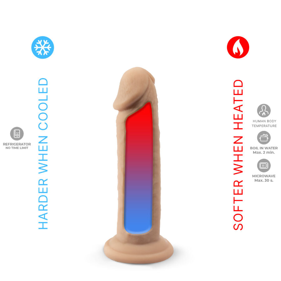 SILEXD - REALISTINEN PENIS MALLI 2 PREMIUM-LÄMPÖAKTIIVISESTA SILIKONISTA 15,4 CM
