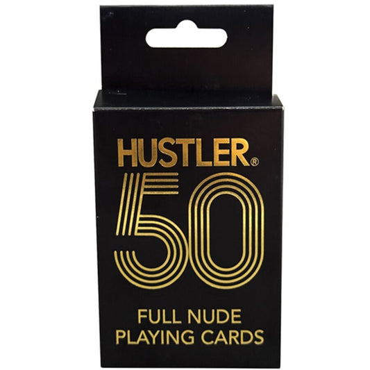 KHEPER GAMES - HUSTLER 50 TÄYSIN ALASMATONTA PELIKORTTIA