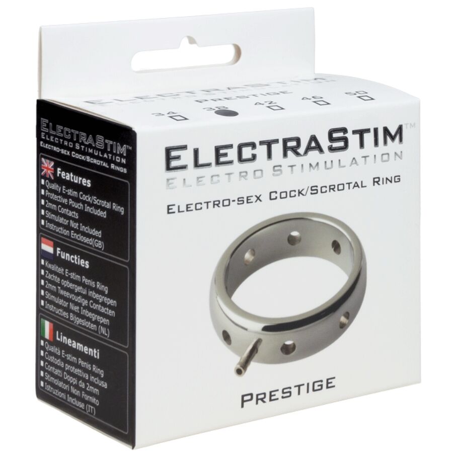 ELECTRASTIM - PRESTIGE SÄHKÖMAGNEETTINEN METALLIRENGAS 34 MM