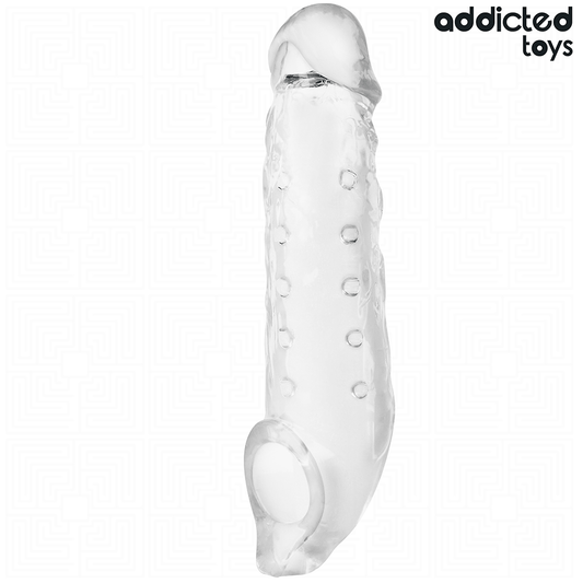 ADDICTED TOYS - LÄPINÄKYVÄ PENIKSEN JATKE KOKO S 23 CM