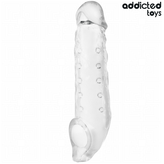 ADDICTED TOYS - LÄPINÄKYVÄ PENISTUPPI KOKO M 27 CM